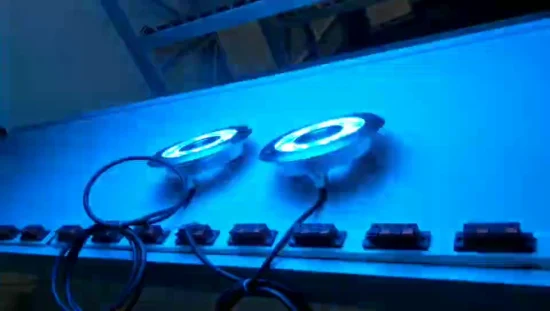 9X3w IP68 RGB LED水中噴水リングライト