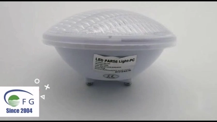RGB PAR 56 Piscina 12V IP68 LED プールランプ電球 (PC/ガラス/316SS)