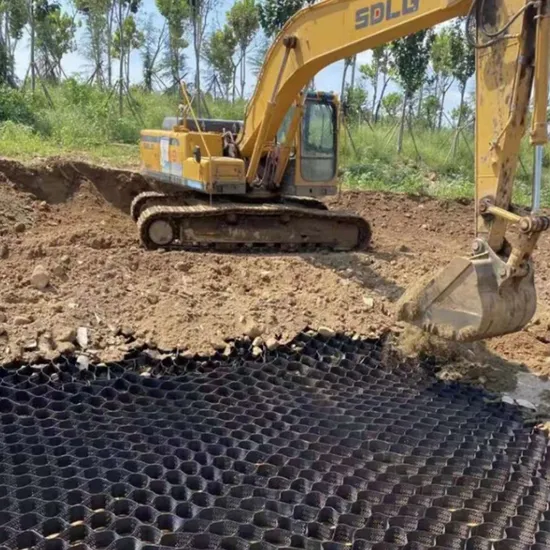 プラスチック HDPE Geocelda Geocell セルラー閉じ込めシステム建設および斜面保護のための侵食制御