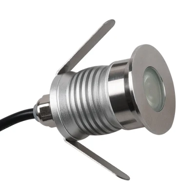 アルミ + ステンレス鋼 45 度ミニ防水 IP68 3 ワット LED 水中ライト屋外 LED プールライトスイミングプール用