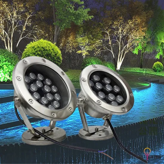 屋外噴水ランプ RGB IP66 地下水中スポット LED ライト、プール照明用